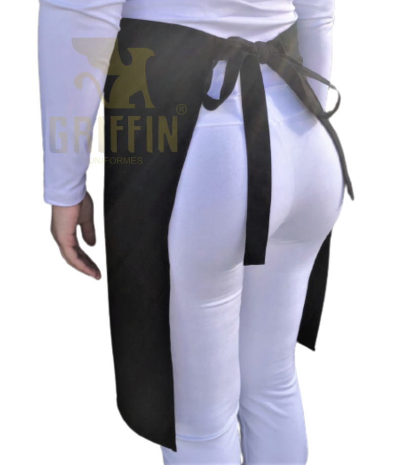 Avental de Cintura Oxford Preto